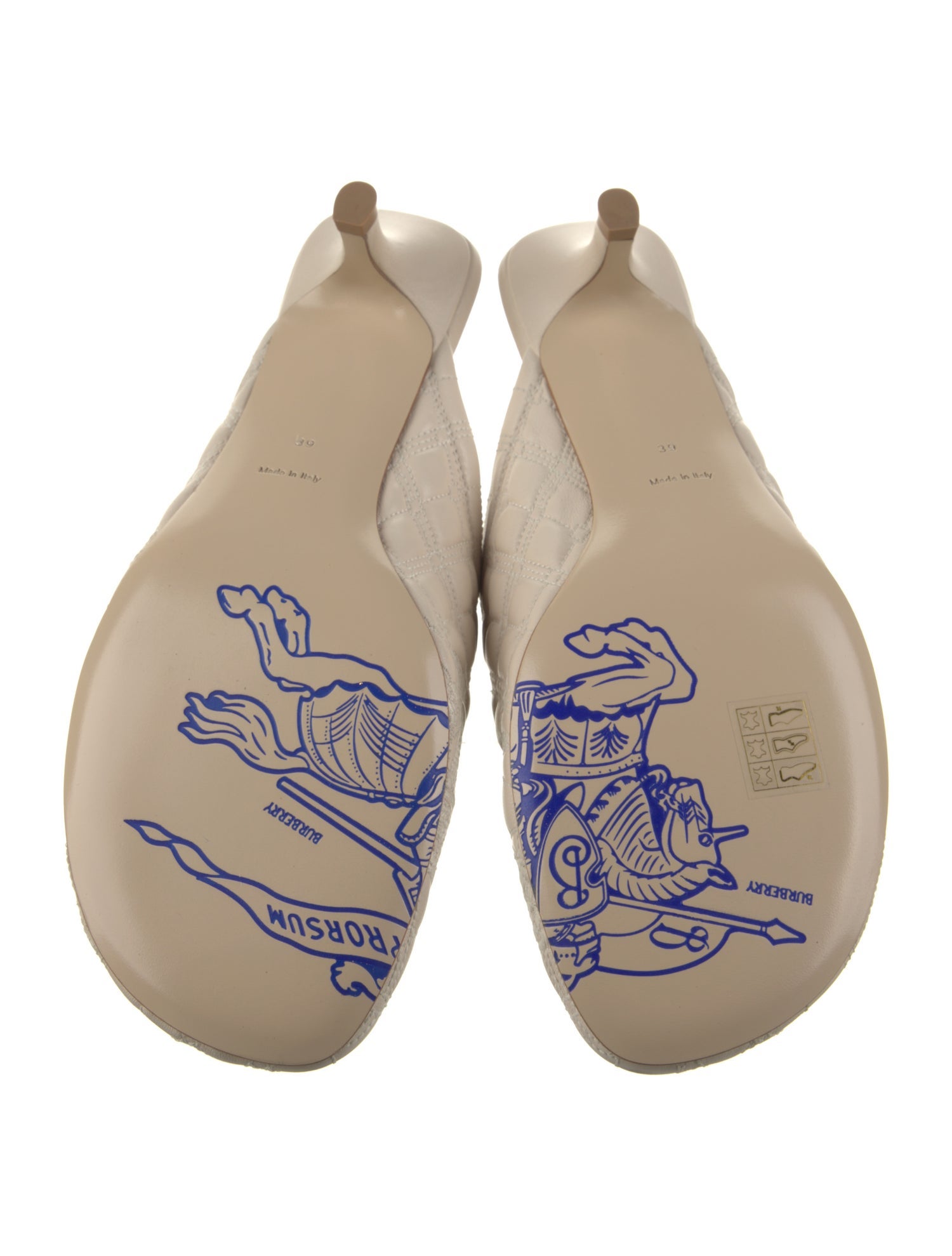 Burberry Leather Mules